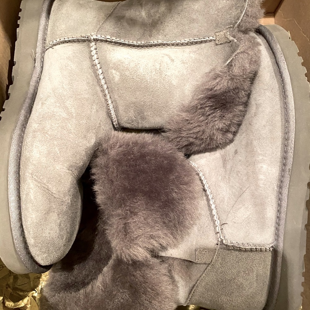 Grey UGG Boots. Like new. Only worn twice